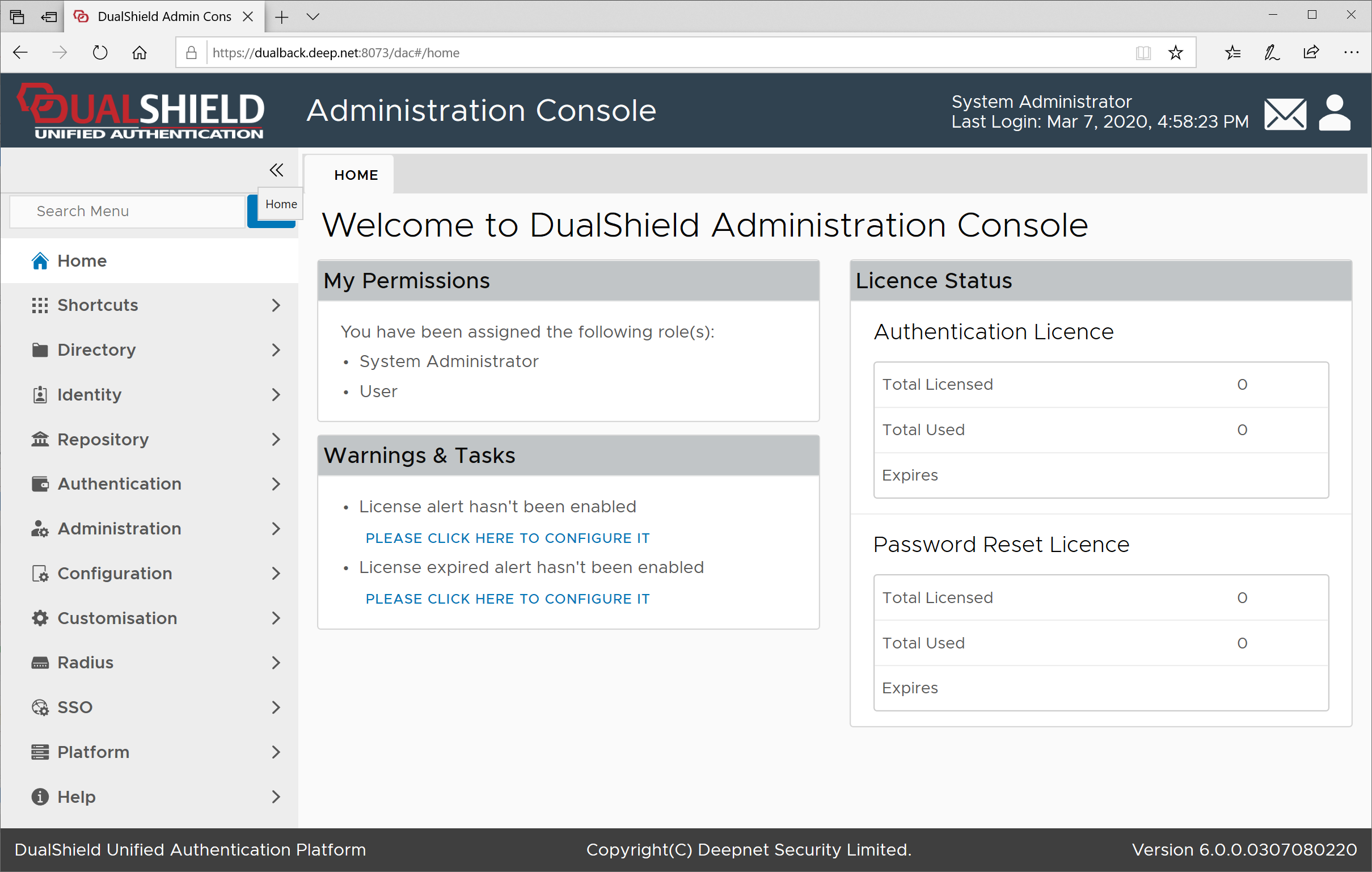 DualShield Konsole