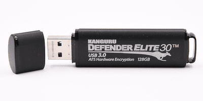 Kanguru Defender Elite30, BasedOn BSI, sicherer USB-Stick