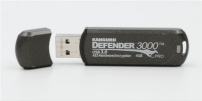 Kanguru Defender 3000, based on BSI, sicherer USB-Stick