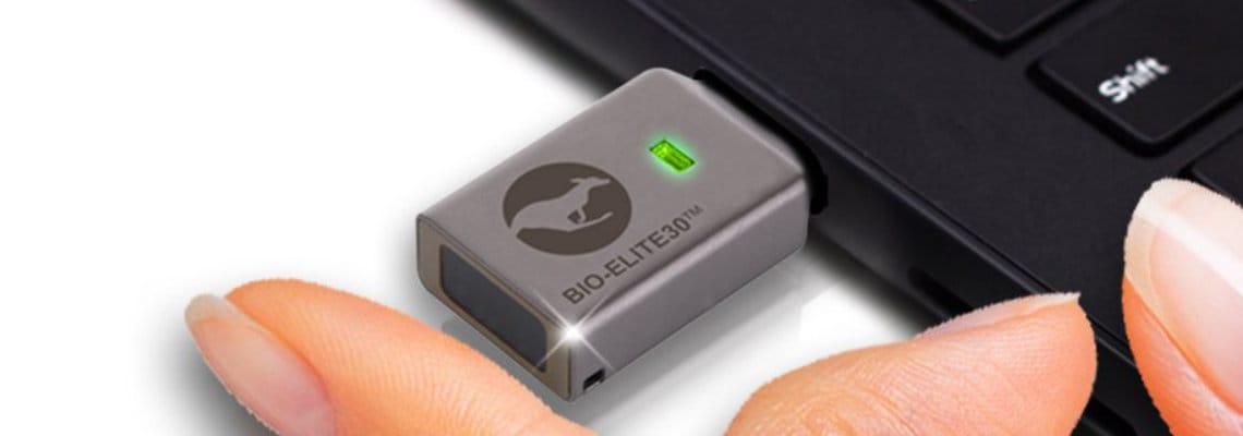 Hardwareverschlüsselte USB Stick mit Fingerprint Sensor