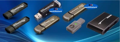 Kanguru hardwareverschlüsselte shcnelle USB-Sticks mit Schreibschutz