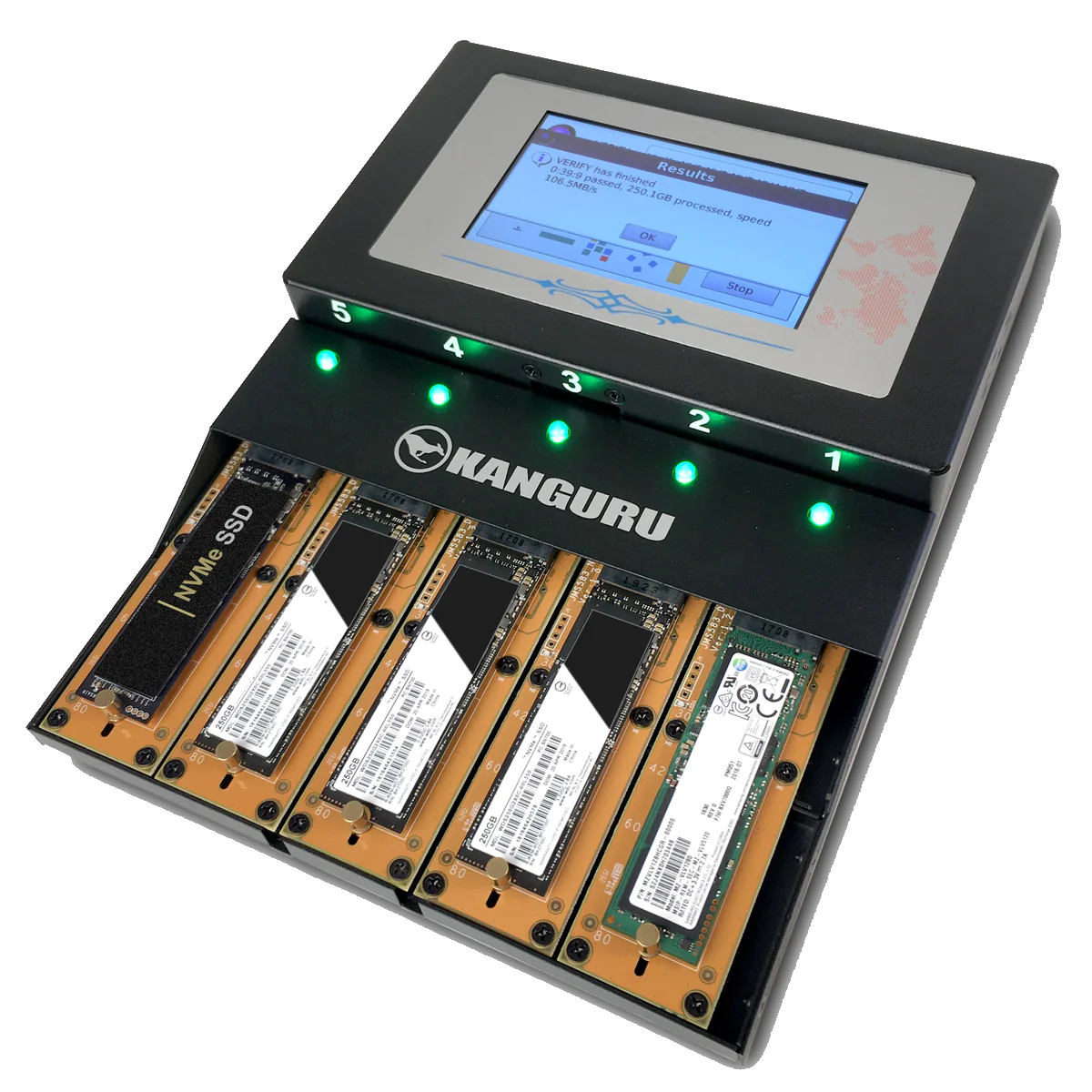 Kanguru M.2 NVMe Duplikator 4 Kanguru M.2 NVMe Duplikator 4