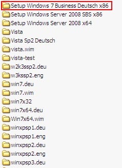 Setup Verzeichnis beim Imaging anlegen
